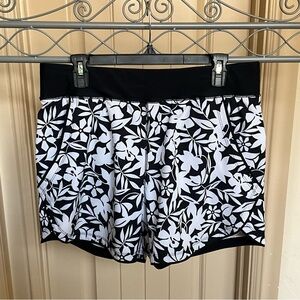 Lands' End Floral Swim/Board Shorts 5” Like New